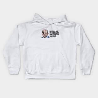 Olaf Scholz Augenklappe Meme Kids Hoodie